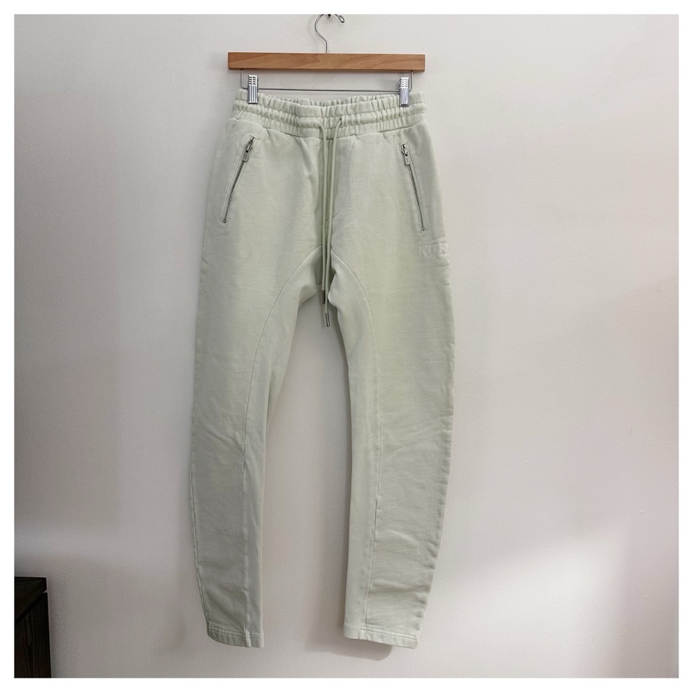 Kith Bleeker Sweatpants Mens xs Mint Green Joggers Tapered‎